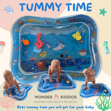 Inflatable Tummy Time Mat Premium Baby Water Play Mat - WonderKiddos